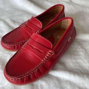 Boys Leather moccasins Eli handmade in Spain, size euro 34 /US 2.5 -3